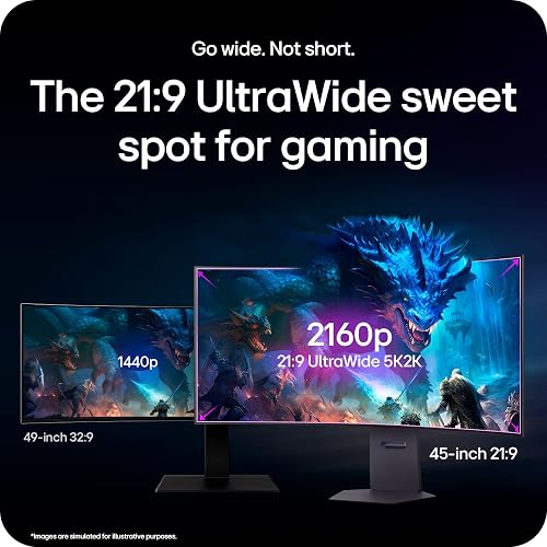 LG UltraGear OLED GX9 45GX950A-B - 5K2K 45 Pollici WOLED Curvo, 165-330Hz, 0.03ms, 275-1300nits, FreeSync Premium Pro, HDR 400, Altoparlanti, DP 2.1, HDMI 2.1, USB-C, Nero - 8