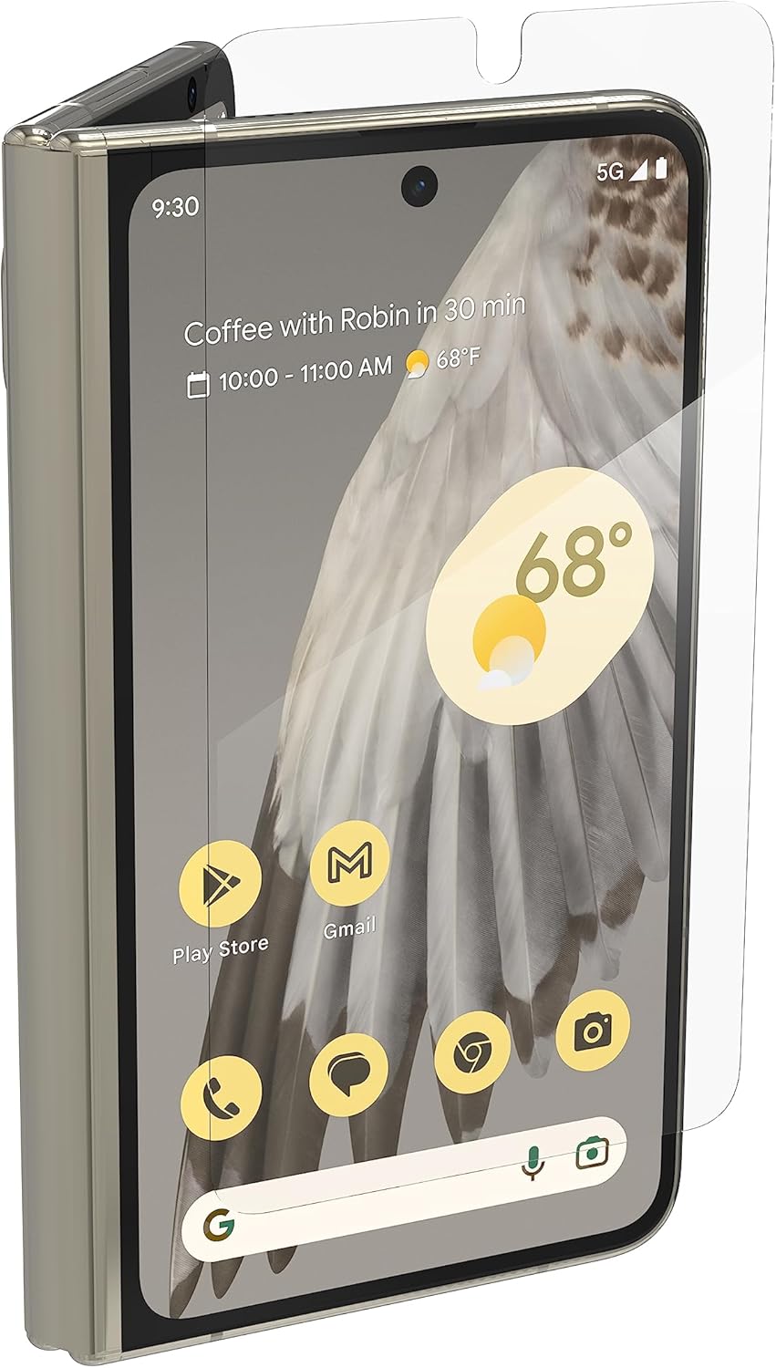 ZAGG InvisibleShield Glass Elite Google Pixel Fold Screen Protector - Superior Impact & Scratch Protection with Fingerprint-Resistant Finish and ClearPrint Technology