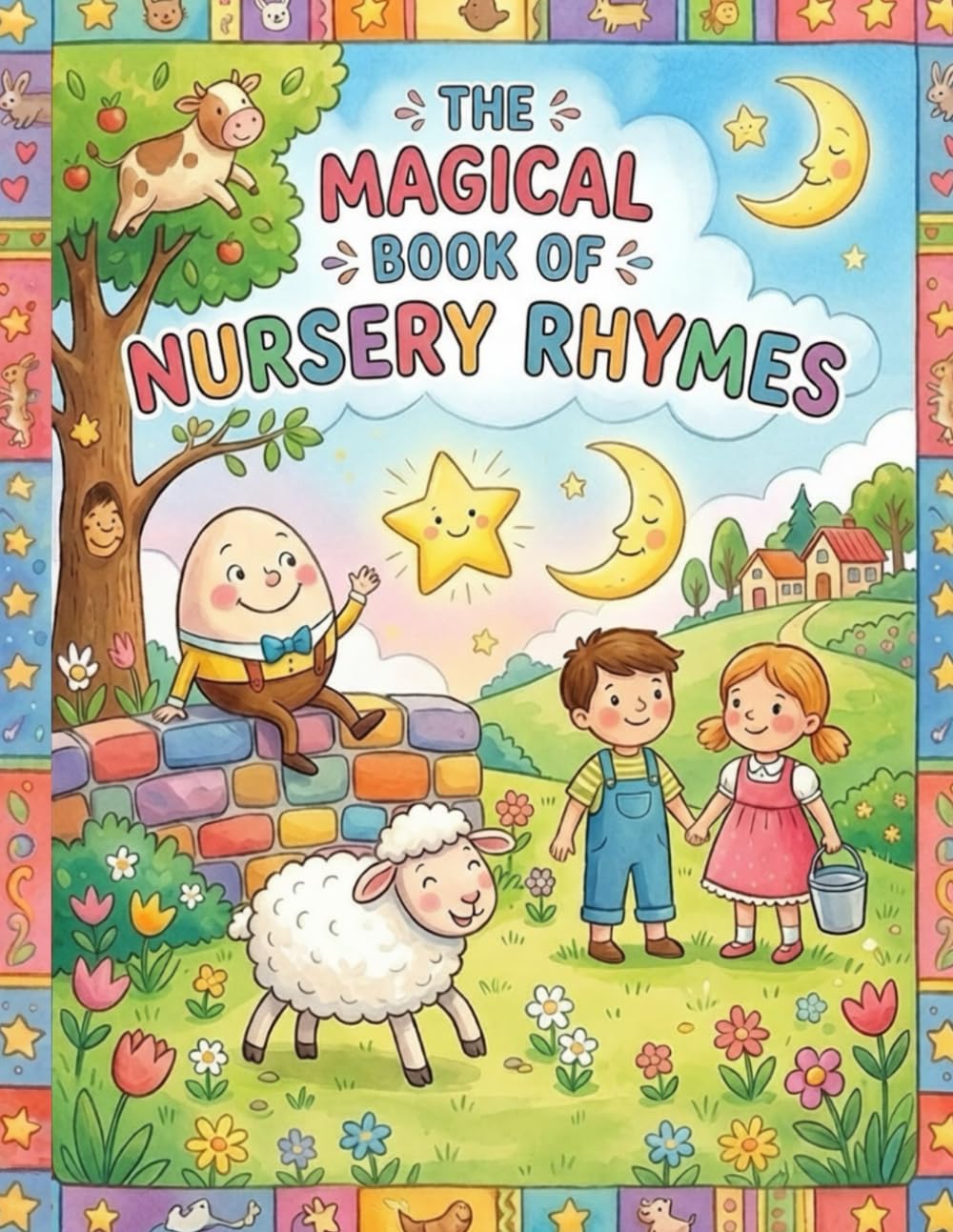 The magical book of nursery rhymes: With Cute Pictures for Kids Ages 3–6