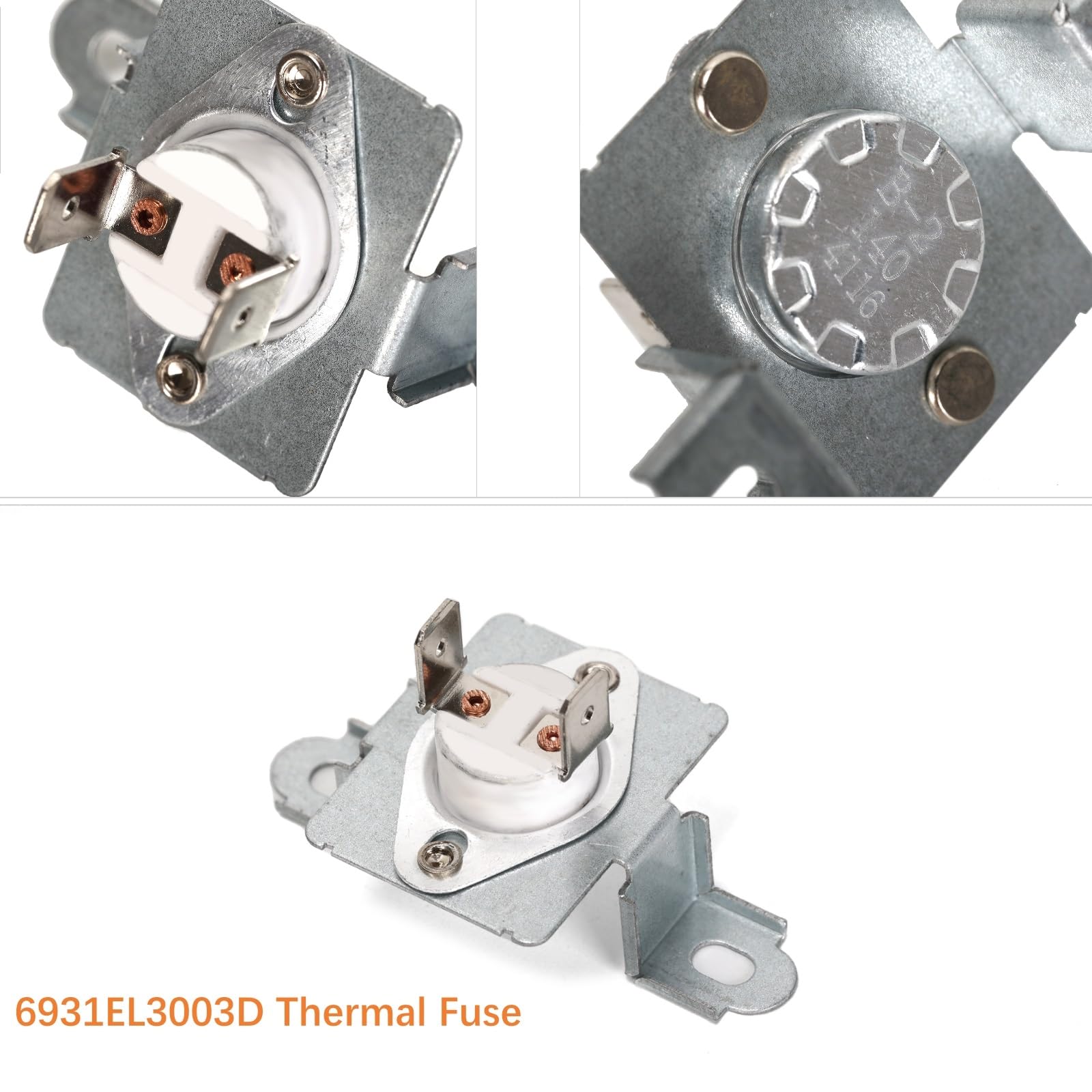 Romalon Fusible Térmico Y Termostato De Repuesto Compatible Con Secadora Incluye Fusible Termico 6931el3003d 6931el3001f Termostato De Secadora Que - Foto 8