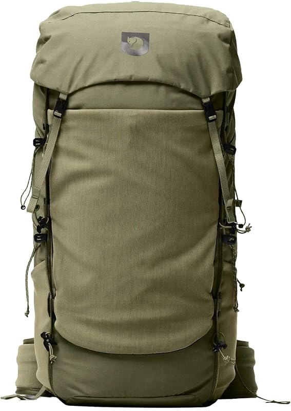 Mochila de trekking Kajka X-Latt 45 - Paquete de expedición liviano, suspensión ajustable - Senderismo, mochilero, verde, mediano/grande