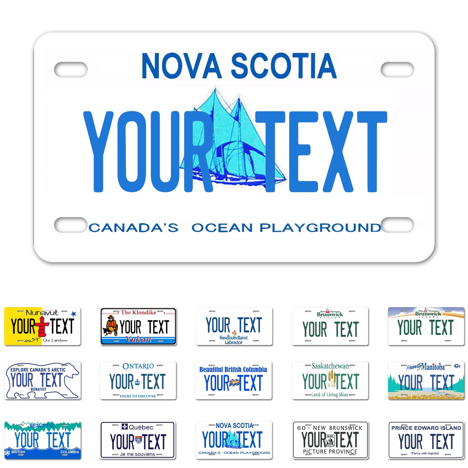 Ontario License Plate, 6"×12" Custom License Plate — view 13