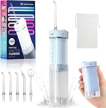 JTF Portable Water Flosser for Travel, 50% Smaller Compact Mini Design