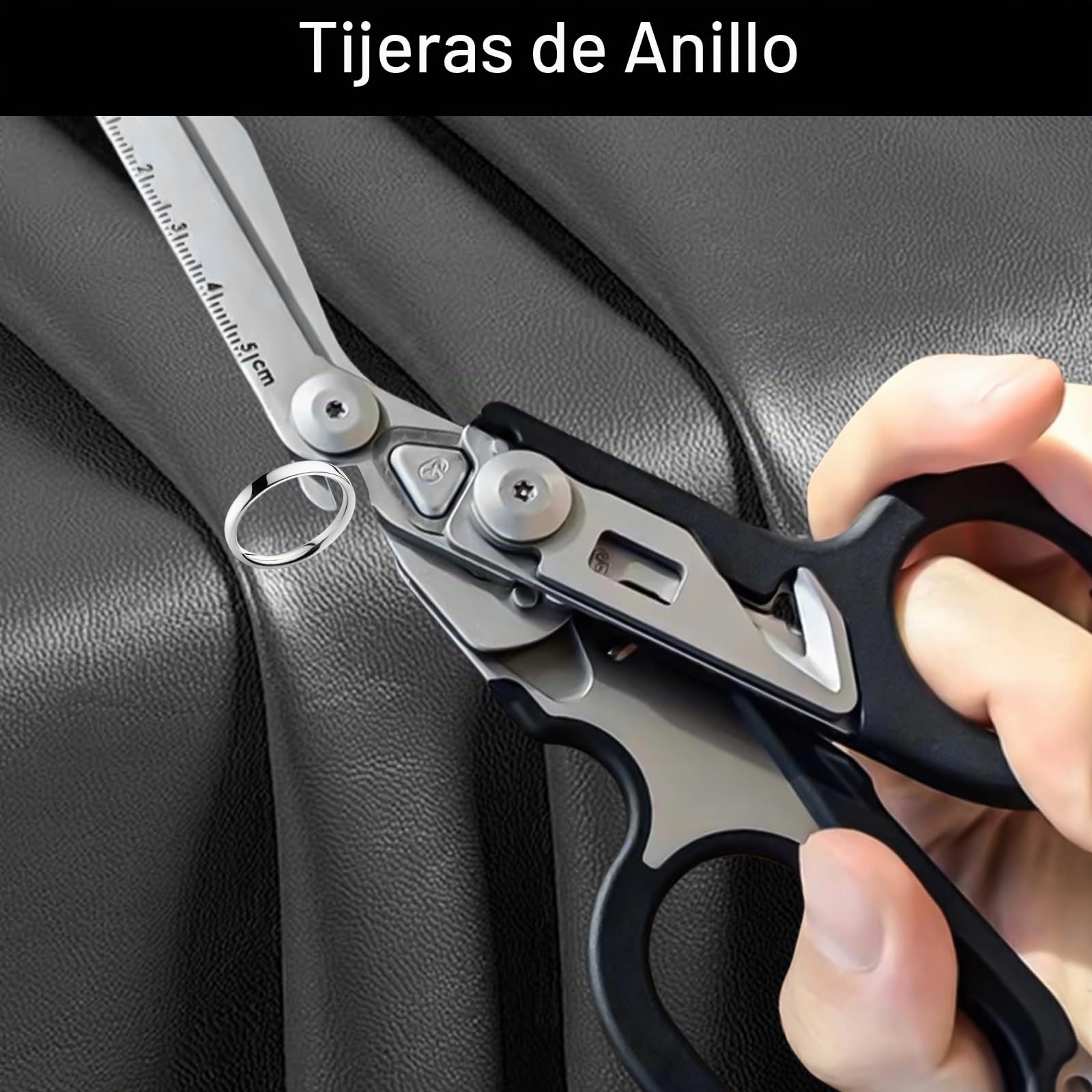 Raptor Response - Tijeras de rescate multifunción con 6 funciones, pinzas plegables de acero inoxidable, tijeras para traumatismos