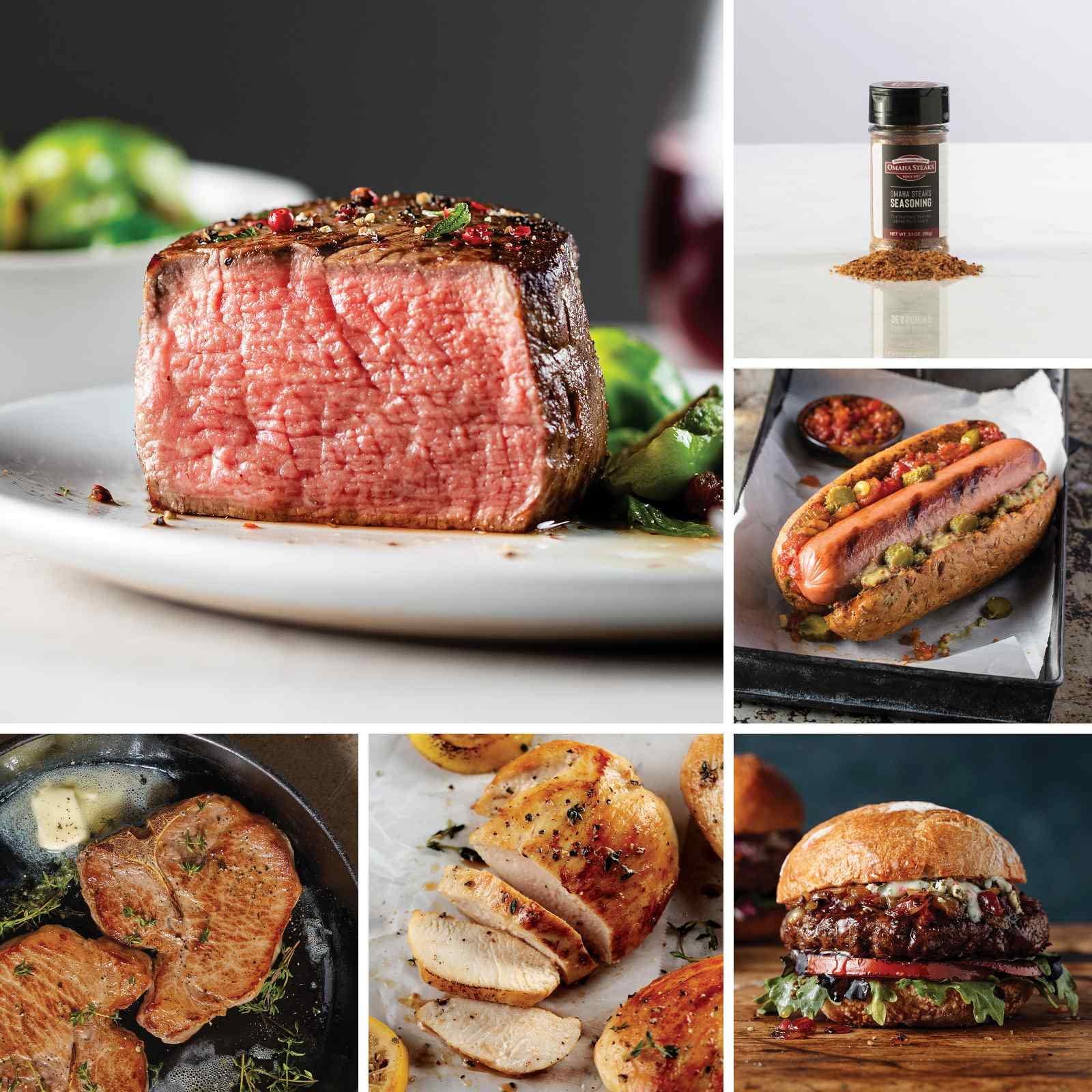 Buy Omaha Steaks Butcher's Grill Assortment (Butcher's Cut Filet