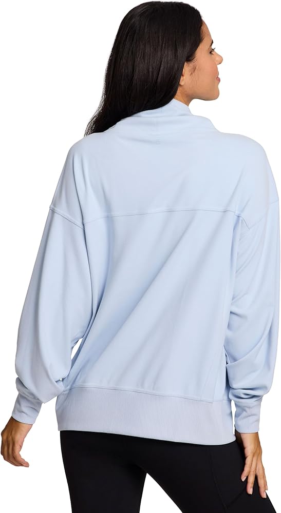 Amazon.com: RBX Women's Mock Neck Sweater Lightweight Ultra Soft