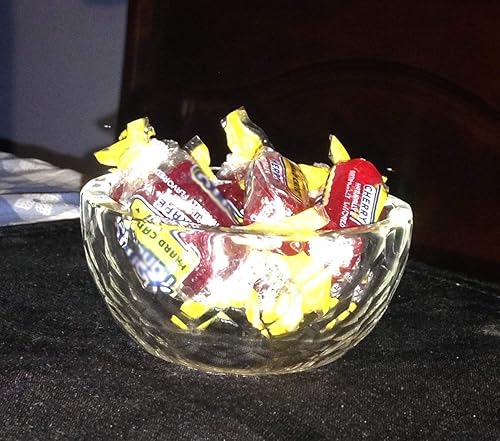 Miniatura 5 de Amlong Crystal Mini cuenco de cristal facetado transparente de 3 pulgadas