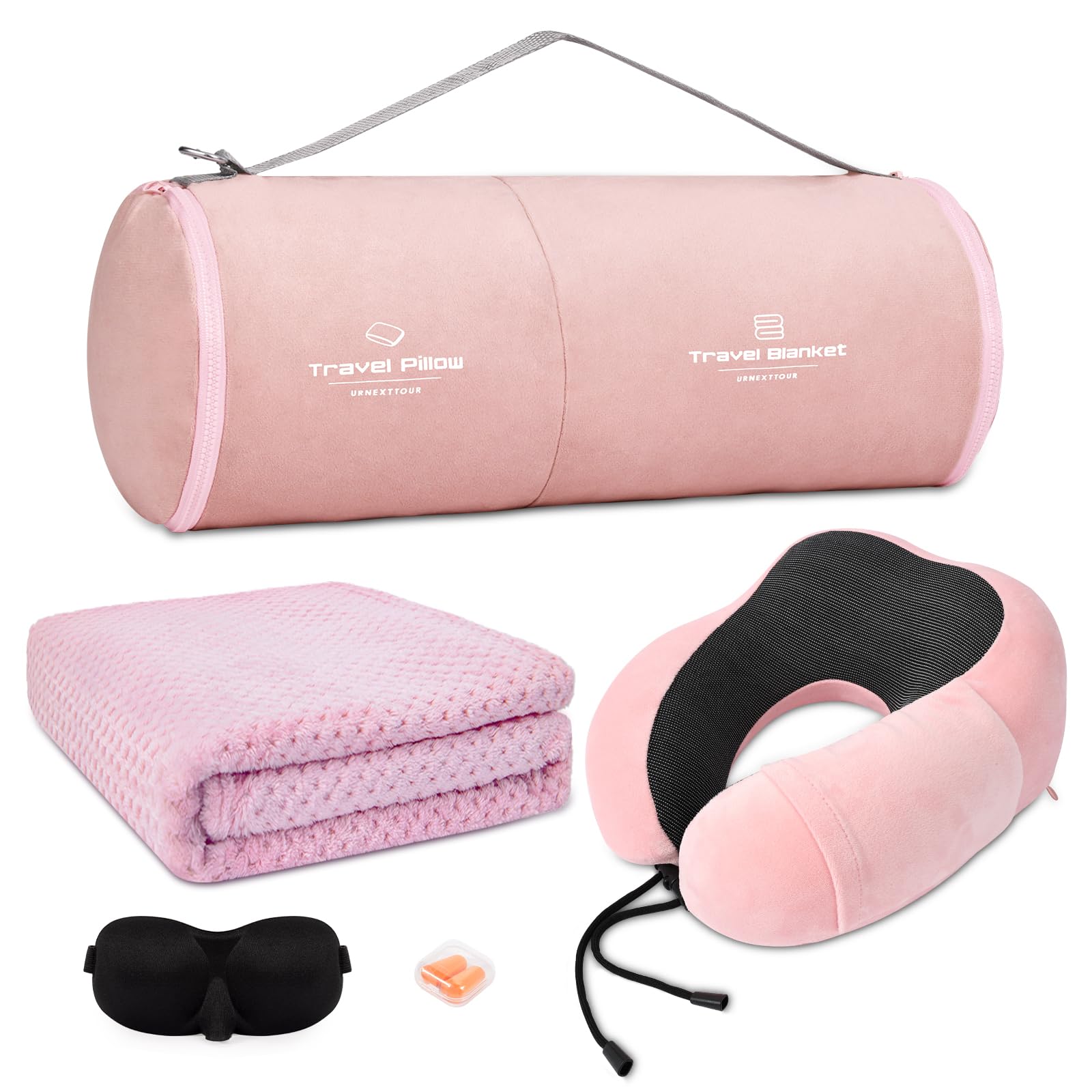 urnexttour Travel Pillow and Blanket Set