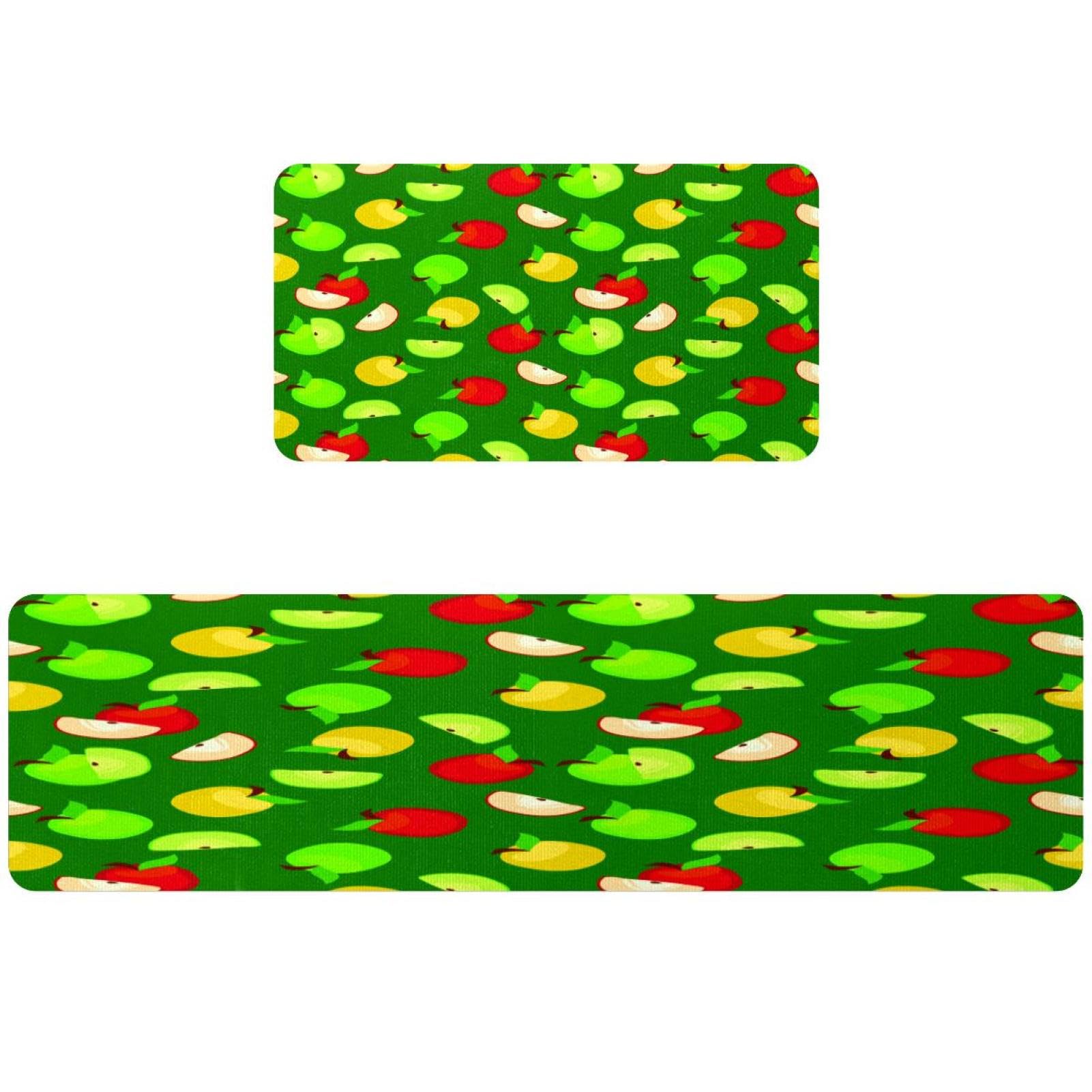 Tapete de cocina de 2 piezas absorbente alfombra antideslizante lavable