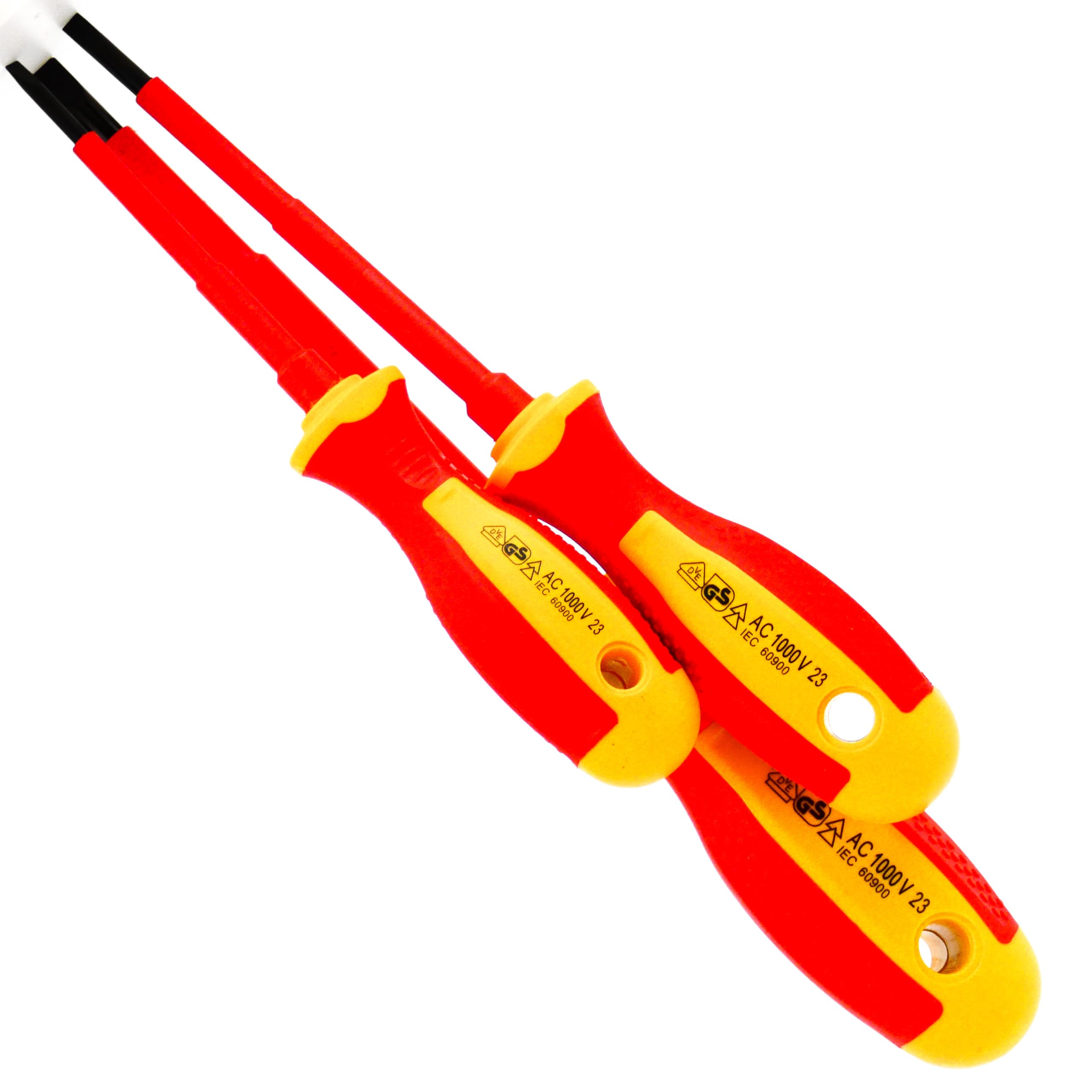 Cacciavite piatto isolato certificato VDE 1.000 V - 0,8 x 4,0 x 100 mm