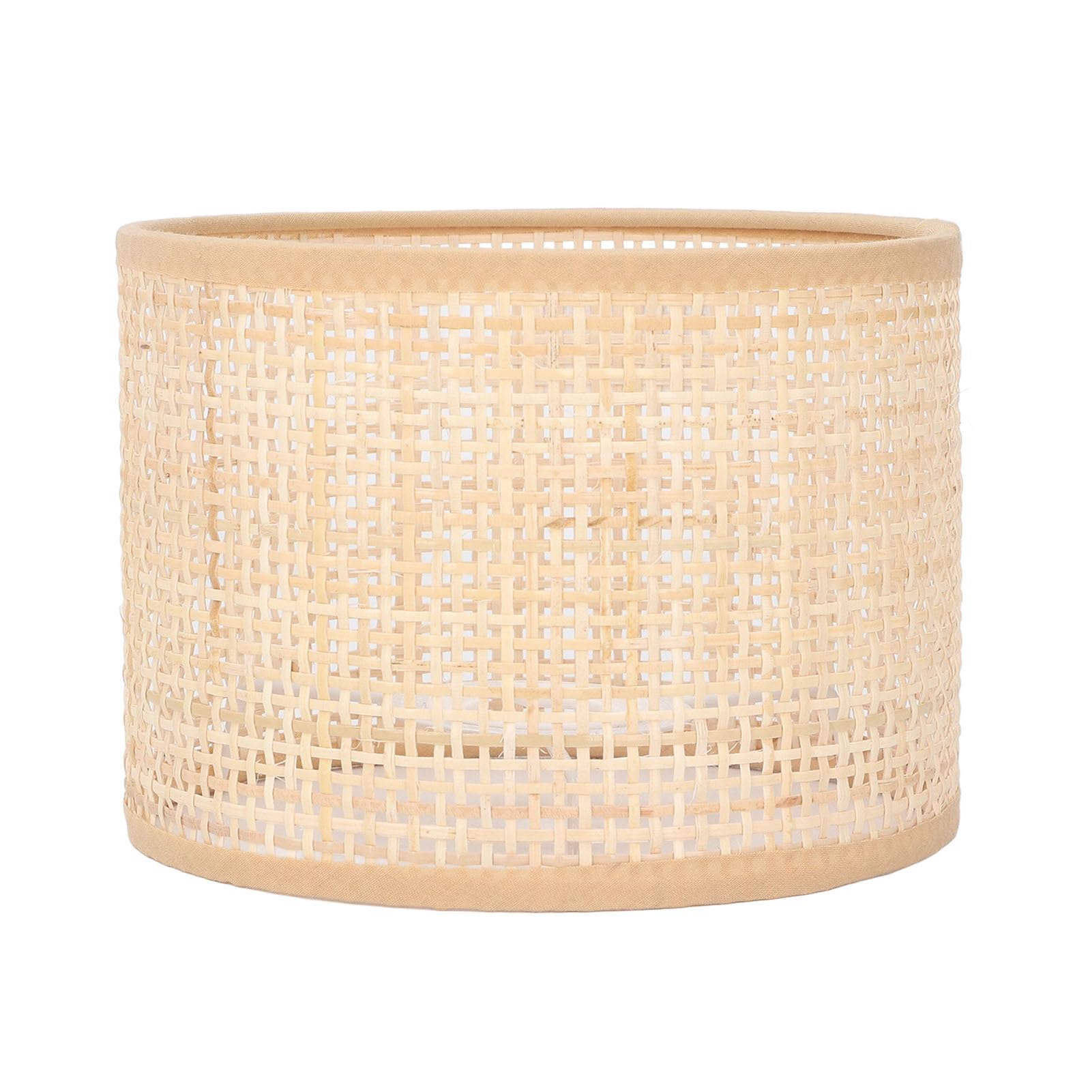 Rattan Lamp Shade, Vintage Hand Woven Light Cover for Table, Floor, Ceiling Lamp with Fine Technology, Quality