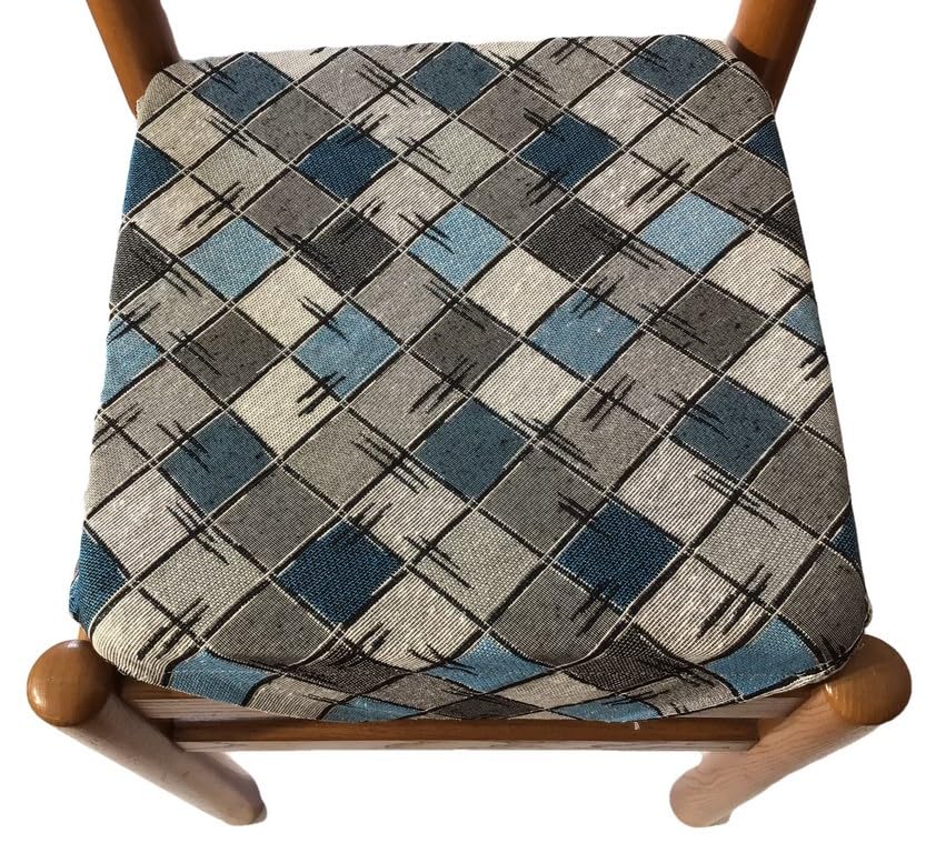Coussins de chaise de cuisine en tissu Gobelin, lot haut de gamme CATTANI TESSUTI