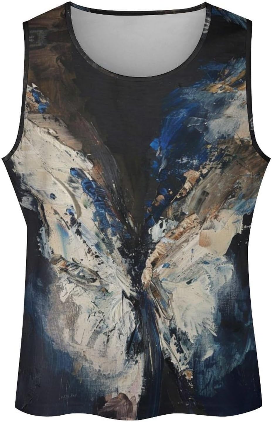 MARSVOVO Graphic Tank Tops for Men Summer 2024 Vintage Graffiti Casual Breathable Quick-Dry Muscle Soft Underwear