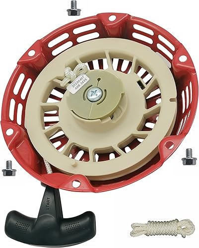 YAMAKATO Conjunto de arranque de arranque de retroceso con cuerda de tracción para Honda GX120 GX160 GX200 28400-ZH8-13YA 28400-ZH8-013ZA, Oregon