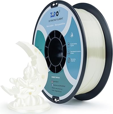 29 – ZIRO Silk PLA Filament 1.75mm, Purer Color Shine 3D Printer Filament, Shiny 3D Printing Material Dimensional Fit Most Printers, Metal Metall…