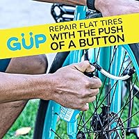 Vista 2 de (GÜP Kwiki) Sellador e inflador de neumáticos de fijación rápida; para bicicleta de montaña, carretera, ciclocross, grava; sella y reparación