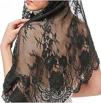 Velo Nero Sposa Velo In Pizzo Bianco Triangolare 50x50 Cm Per