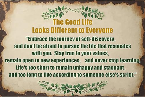 Letrero de estaño retro - Arte de pared de metal vintage con diseños clásicos, duradero y resistente al descoloramiento para decoración del hogar,