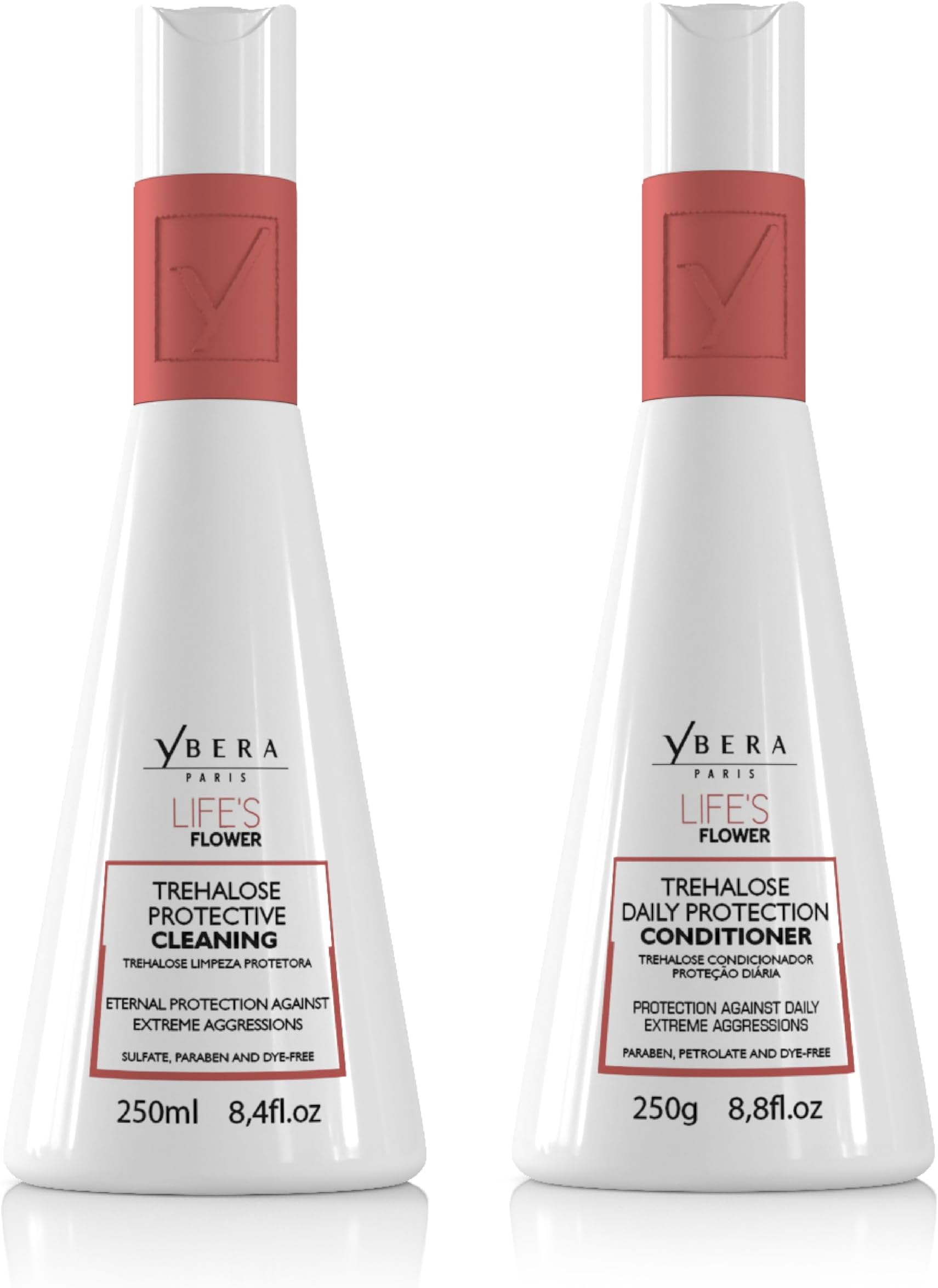 Life’s Flower Home Care, Auto-Renewable Hair Hydration Therapy, Restores the Structure of the Strand, Balance pH, Protects Against Color Oxidation, Provides Softness and Shine, Set of 2