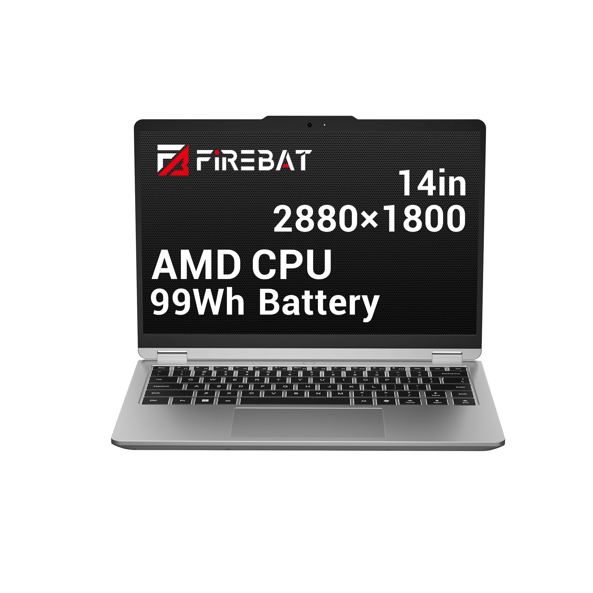 Computer portatile, schermo QHD+ da14" (2880x1800)Ryzen 7 H255 (8 core/16 thread, fino a 4,9 GHz), 32 GB di RAM LPDDR5, SSD da 1TB(espandibile fino a 8 TB) lettore di impronte digitali, grigio