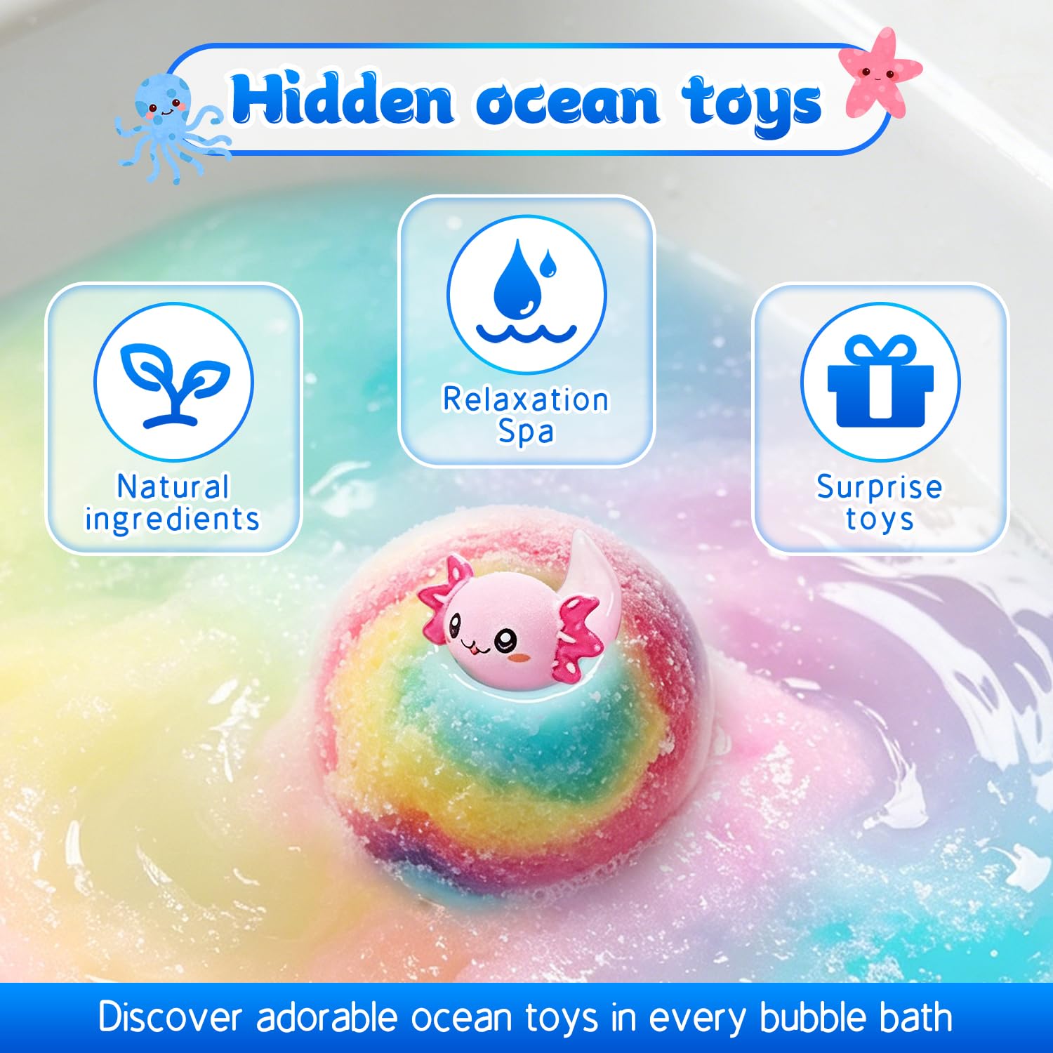 Bombes de Bain pour Enfants Surprise,12Pcs Boule de Bain Jouets Dinosaures Bubbles Cadeau de Bombes Douche Aromatherapie Jouets Fournitures de Loisirs Créatifs Anniversaire pour Garçons Filles