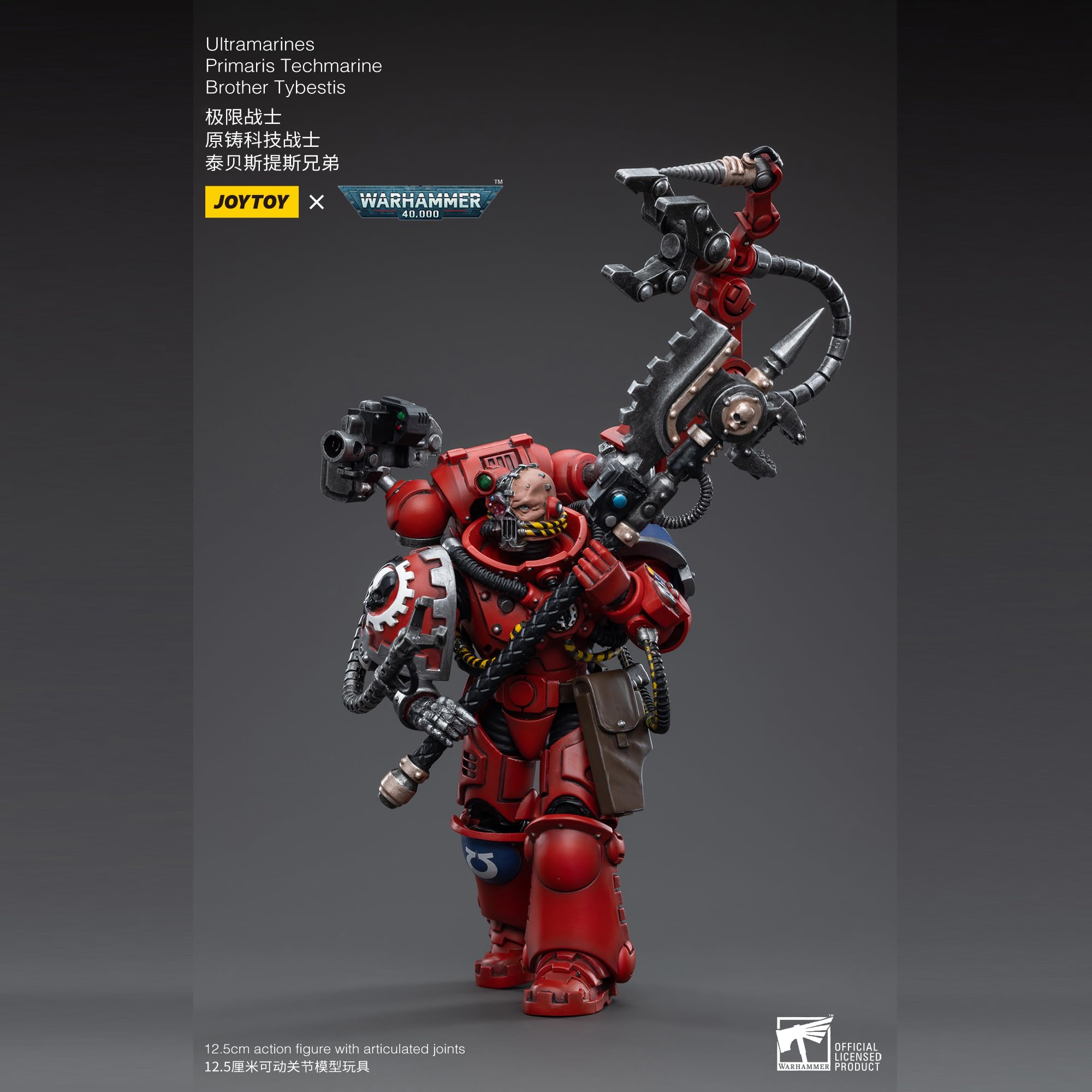 JOYTOY 1/18 Warhammer Ultramarines Primaris Techmarine Brother Tybesti – In Demand Toys