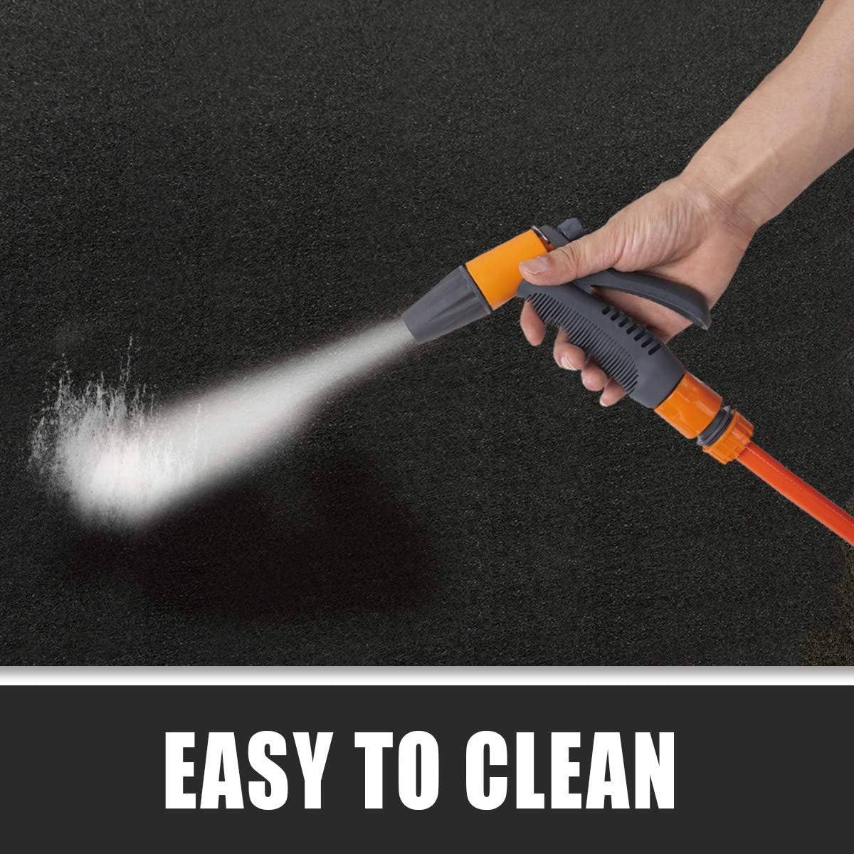 LINLA Premium Absorbent Oil Mat Contains Liquid Garage Floor Mat, Reusable, Washable, Protects Garage Floor or Driveway Surface, Shop,Parking, 6.6 ft x 8.5 ft : Automotive