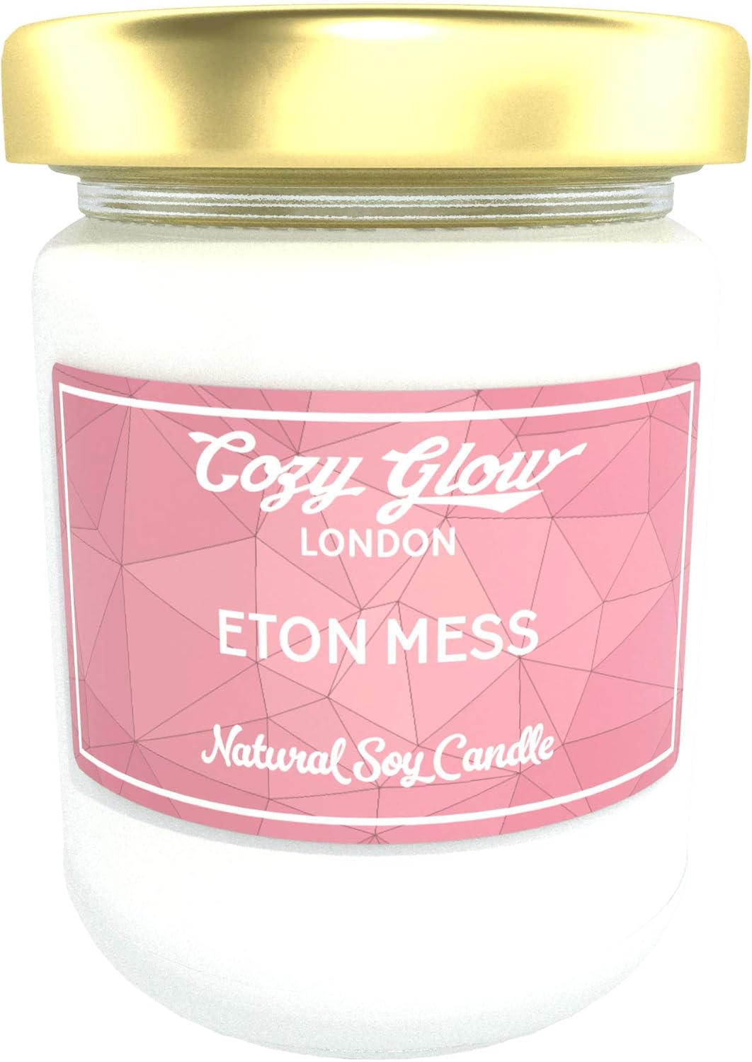 Cozy Glow Soy Candle, Wax, Pink, Large
