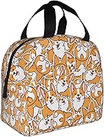 Vista 2 de Corgi - Lonchera aislada para perros, reutilizable, para adolescentes, niñas, mujeres, hombres, escuela, picnic, oficina, trabajo