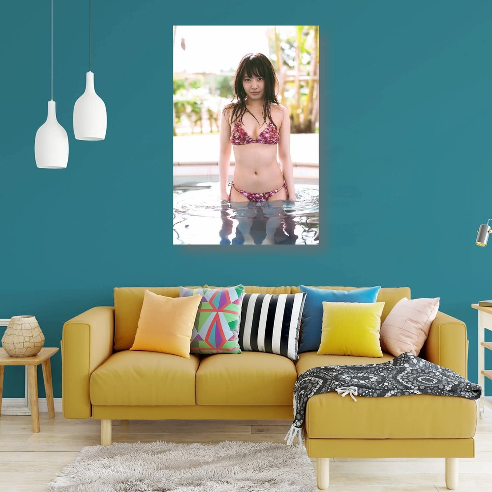 Amazon.co.jp: NMB48山田菜々水着セクシー写真ポスター壁飾り 部屋飾り