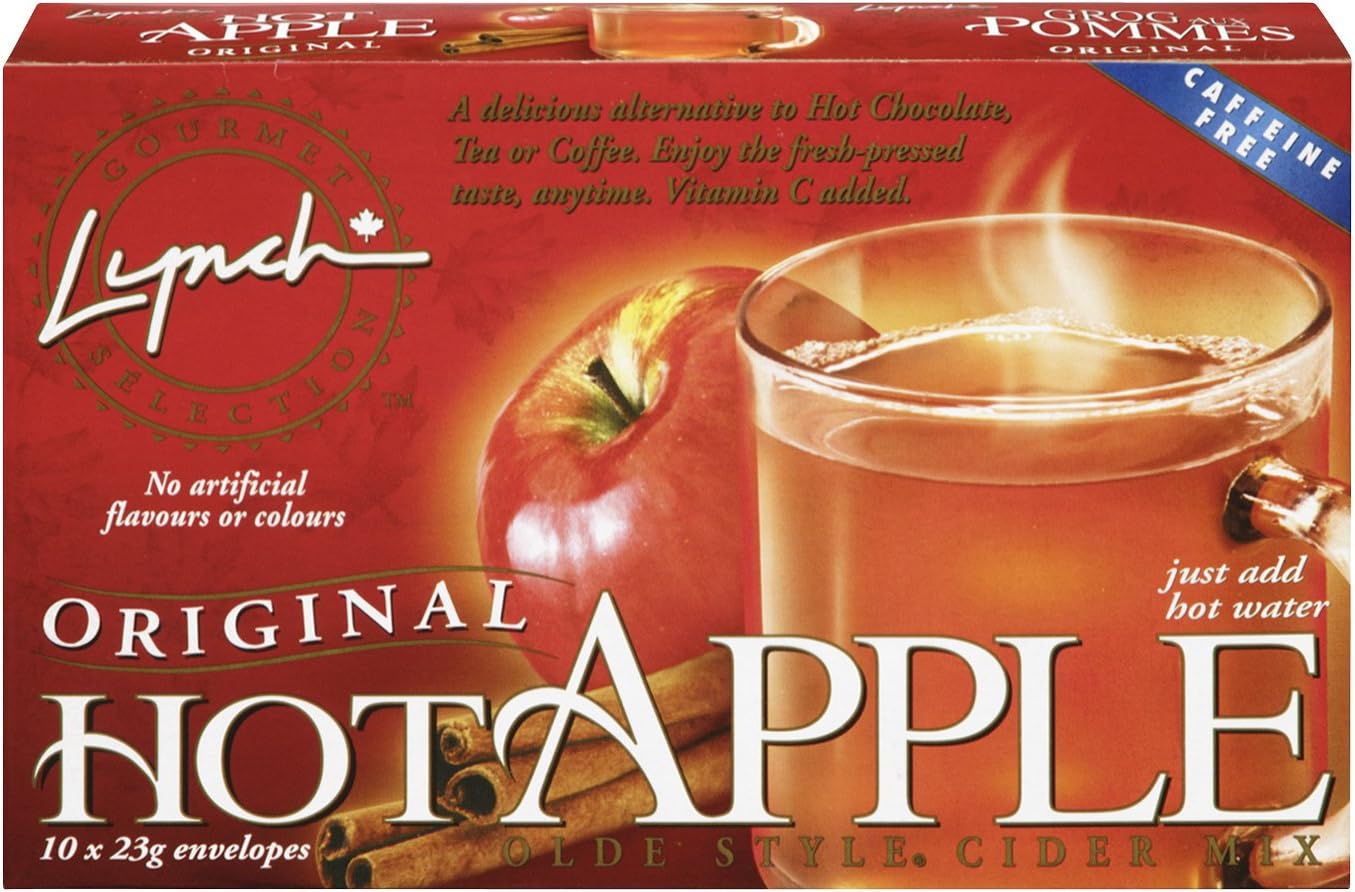 Lynch Original Hot Apple Cider, 10 count (Imported from Canada)