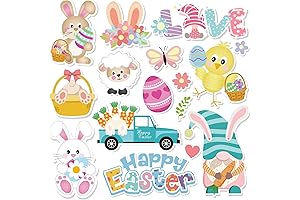 16 Piece Easter Fridge Magnets Set