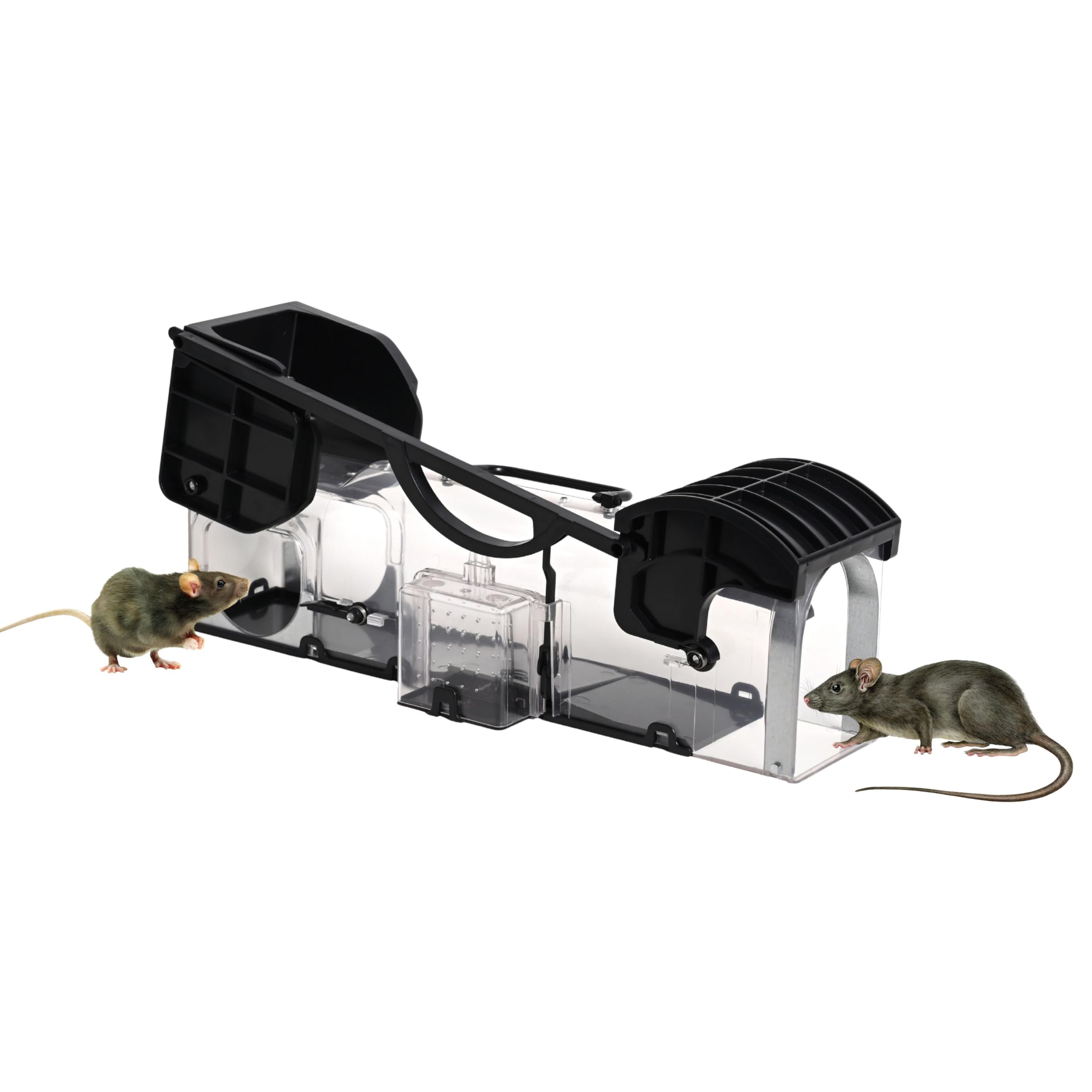 Ugaoo Rat Trap Cage | Humane, Reusable Rat Catcher with 3-Door Design | Permanent Solution for Rats for Home, Garden, Kitchen
