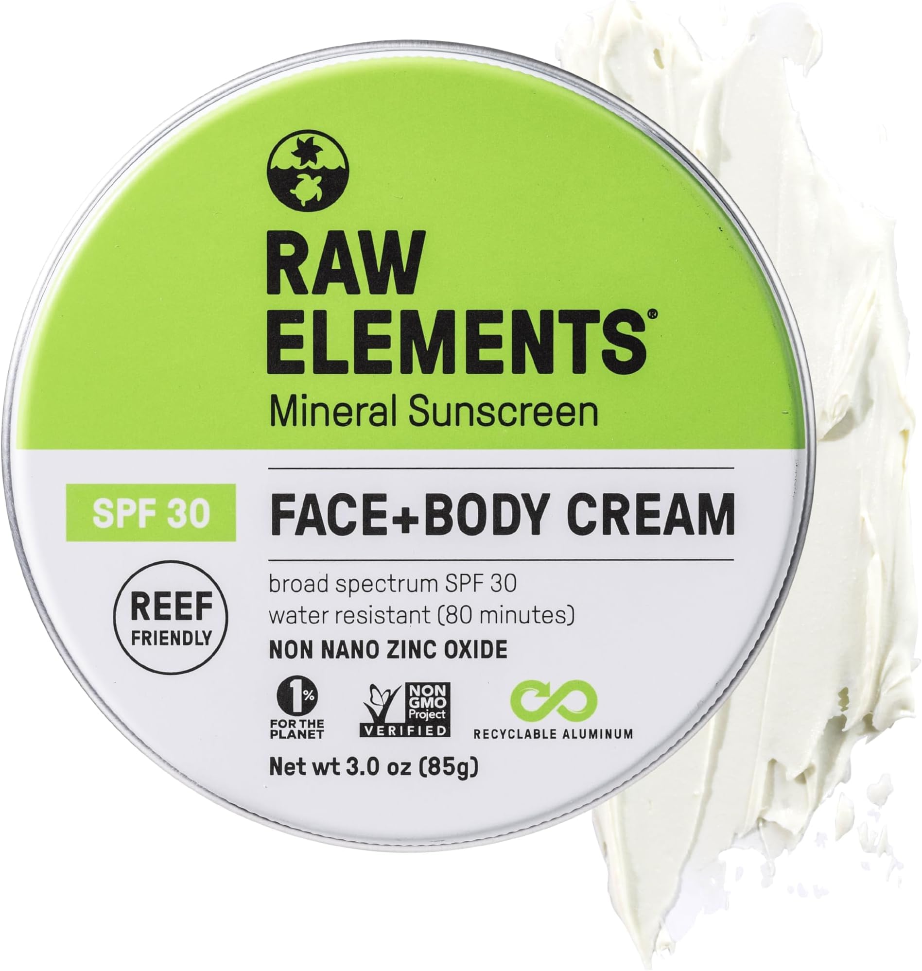 Face and Body All-Natural Mineral Sunscreen, SPF 30