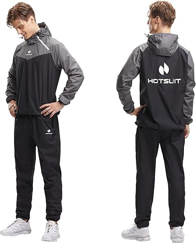 Miniatura 8 de HOTSUIT Sauna Suit for Men Sweat Sauna Jacket Pant Gym Workout Sweat Suits