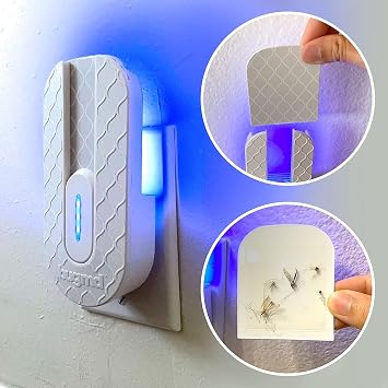 BugMD No Buzz Zone Replacement Pads for Indoor Insect Traps | Extra-Strong Sticky Adhesive without Harsh Chemicals, Household Friendly | 6 Refills