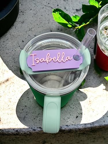 Miniatura 7 de Customized Two-Color Nameplate for Stanley Quencher H2.0 40 oz & 30 oz Tumbler