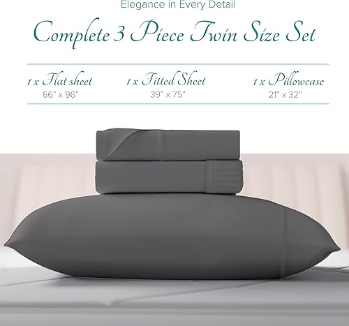 Vista 201 de Carressa Linen Juego de sábanas 100% de algodón egipcio, tamaño Queen, 6 piezas de 800 hilos de algodón egipcio, tamaño Queen, color blanco, suave