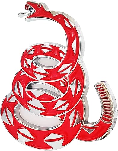 Miniatura 4 de OnlyYou.X Gadsden - Emblema de la bandera de Gadsden, calcomanía de serpiente de cascabel, compatible con camioneta universal y automóvil, color