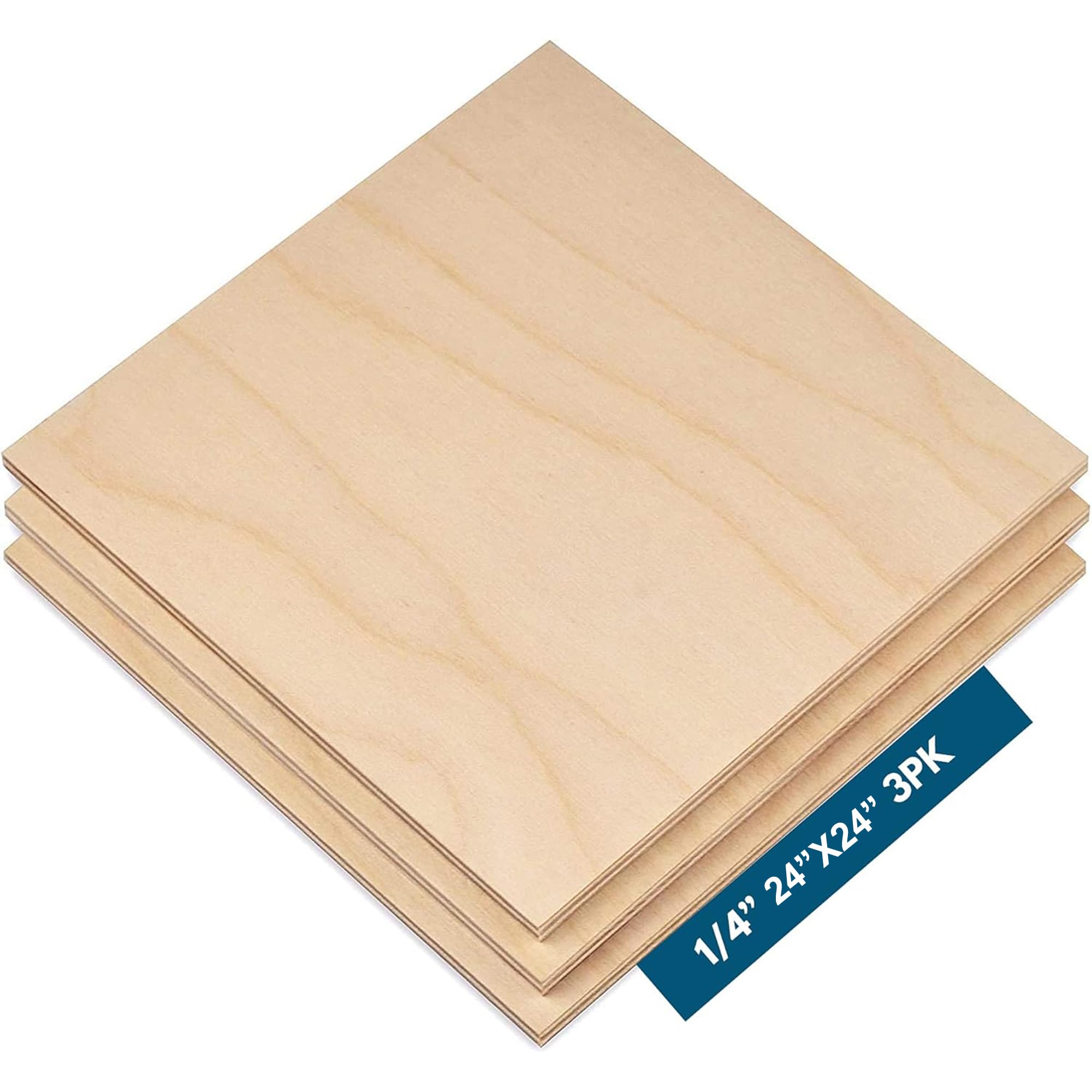 Anderson Plywood 6MM 24 x 24 Baltic Birch Plywood Pack of 3