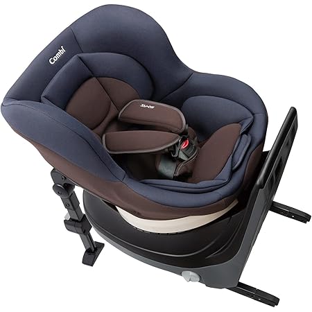 Amazon コンビ Combi チャイルドシート クルムーヴ 回転 Isofix ブラウンネイビー チャイルドシート 新生児から ベビー マタニティ 通販
