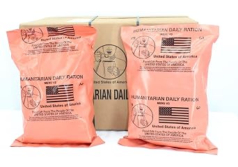 2 Meal HUMANITARIAN DAILY RATION MRE - RANDOM MENU - 2023