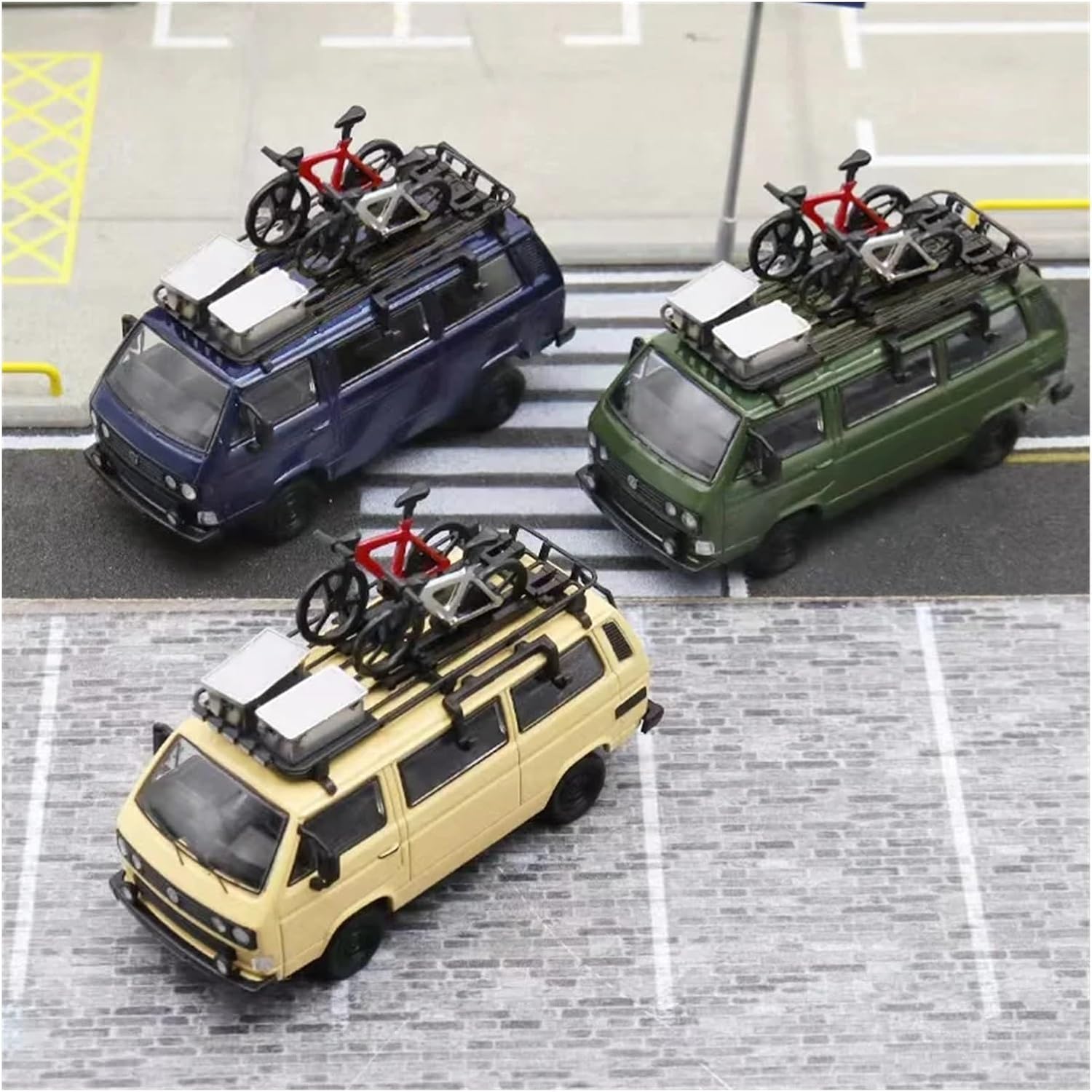 1/64 for T3 Van Diecast Model Car(Green,No Box)