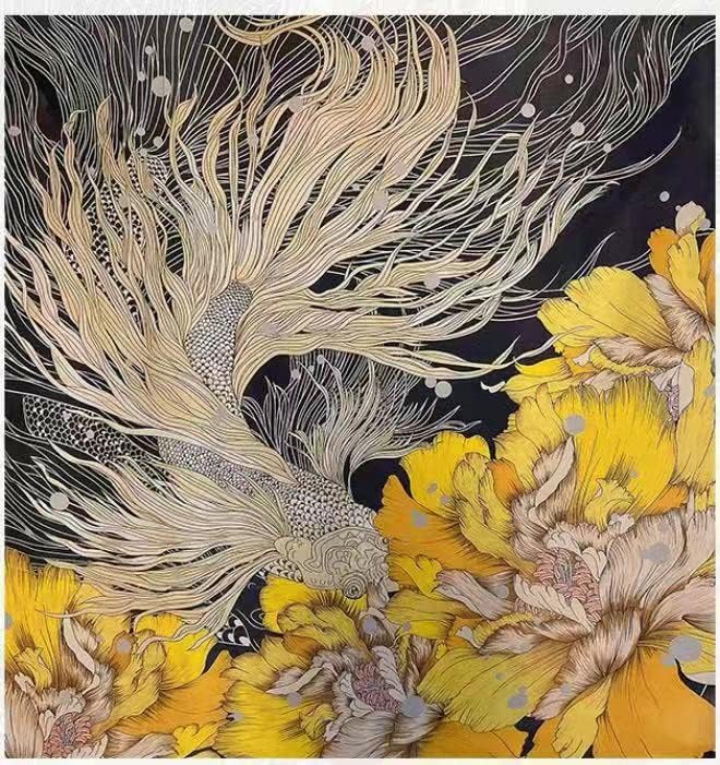 ANDANTINO 100% Silk Scarf 43" Large Square Lightweight Headscarf& Shawl–Women Hair Wraps-With Gift Packed - Image 6