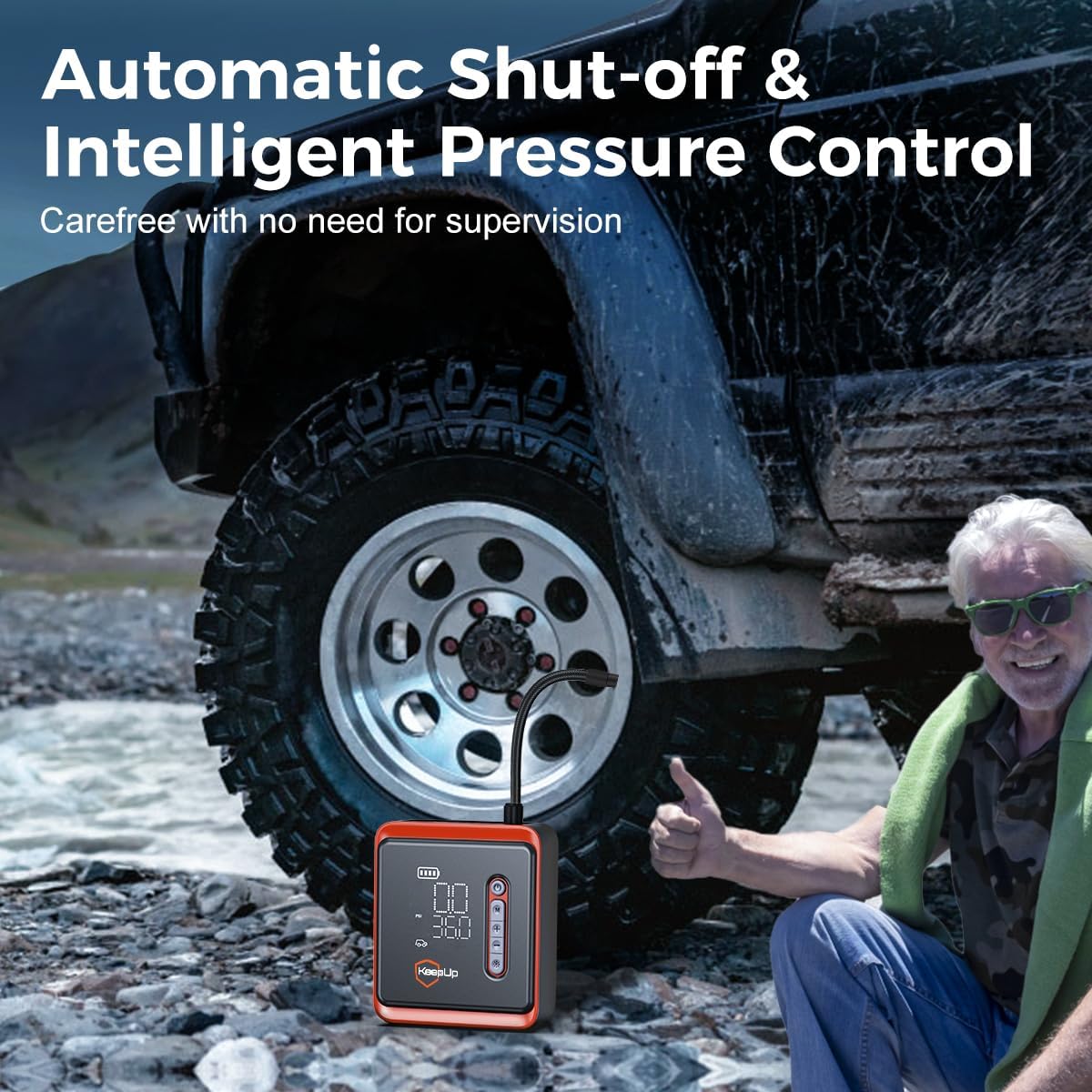 Amazon.com: Tire Inflator Portable Air Compressor -Upgraded Air