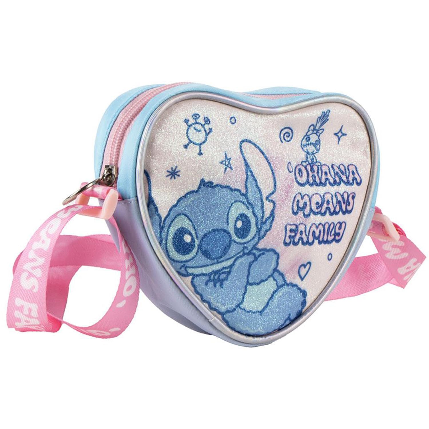 Sac enfant – Sac bandoulière avec fermeture zippée et sangle réglable pour fille