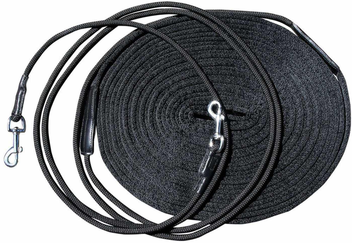 Doppia lunghezza in morbida cinghia di nylon 17 m lunghezza totale con cordoncino in nylon e moschettone