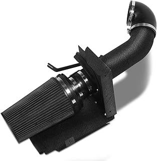MOOSUN 4 inch Cold Air Intake Black Tube + Heat Shield for 1999-2006 GMC/Chevy V8 4.8L/5.3L/6.0L Silverado 1500/2500/3500 ...