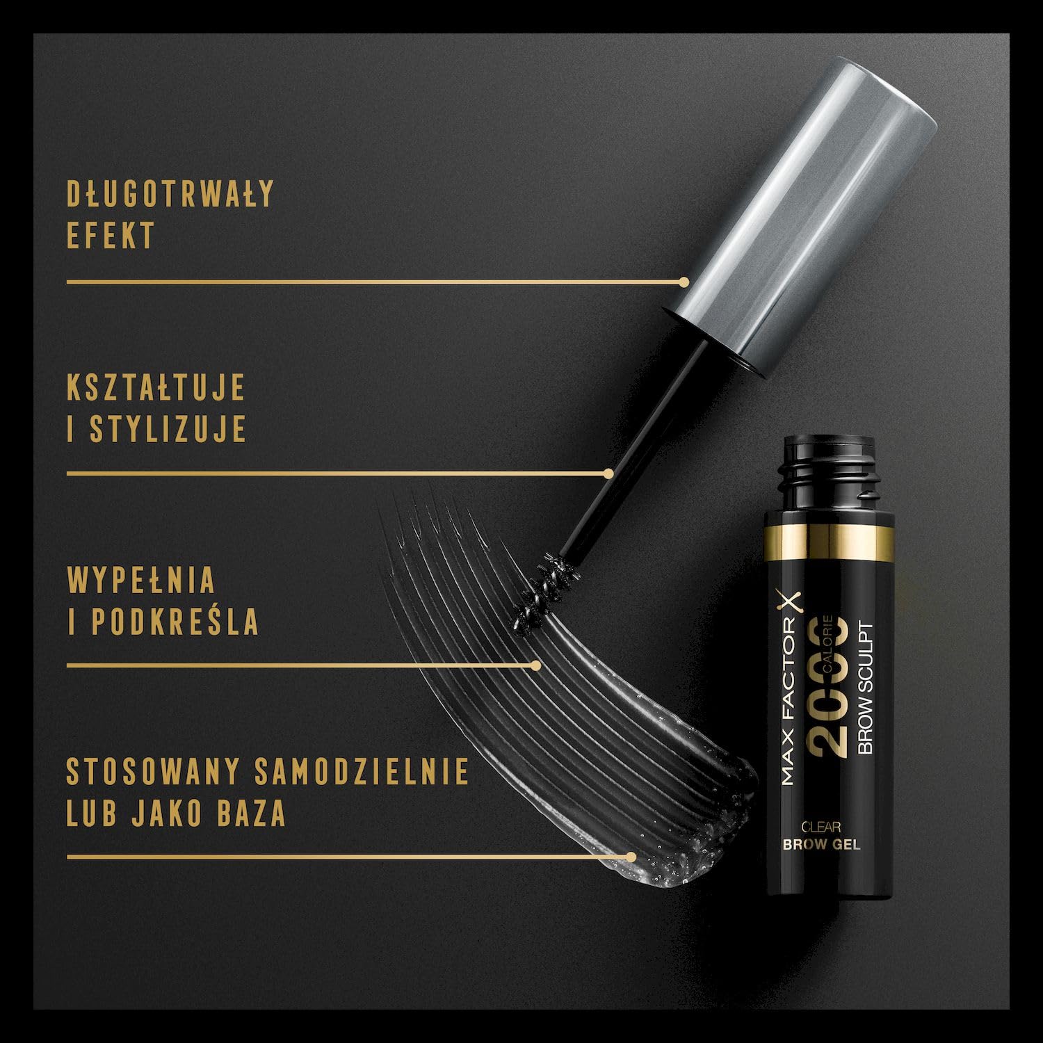 Max Factor 2000 Calorie Brow Gel stylizujący żel do brwi 06 Clear