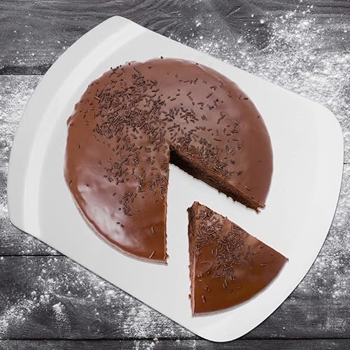 Miniatura 7 de Hemoton 2 unids levantador de pasteles pala plástico galleta espátula inferior mover raspador pastel transferencia bandeja pizza levantador